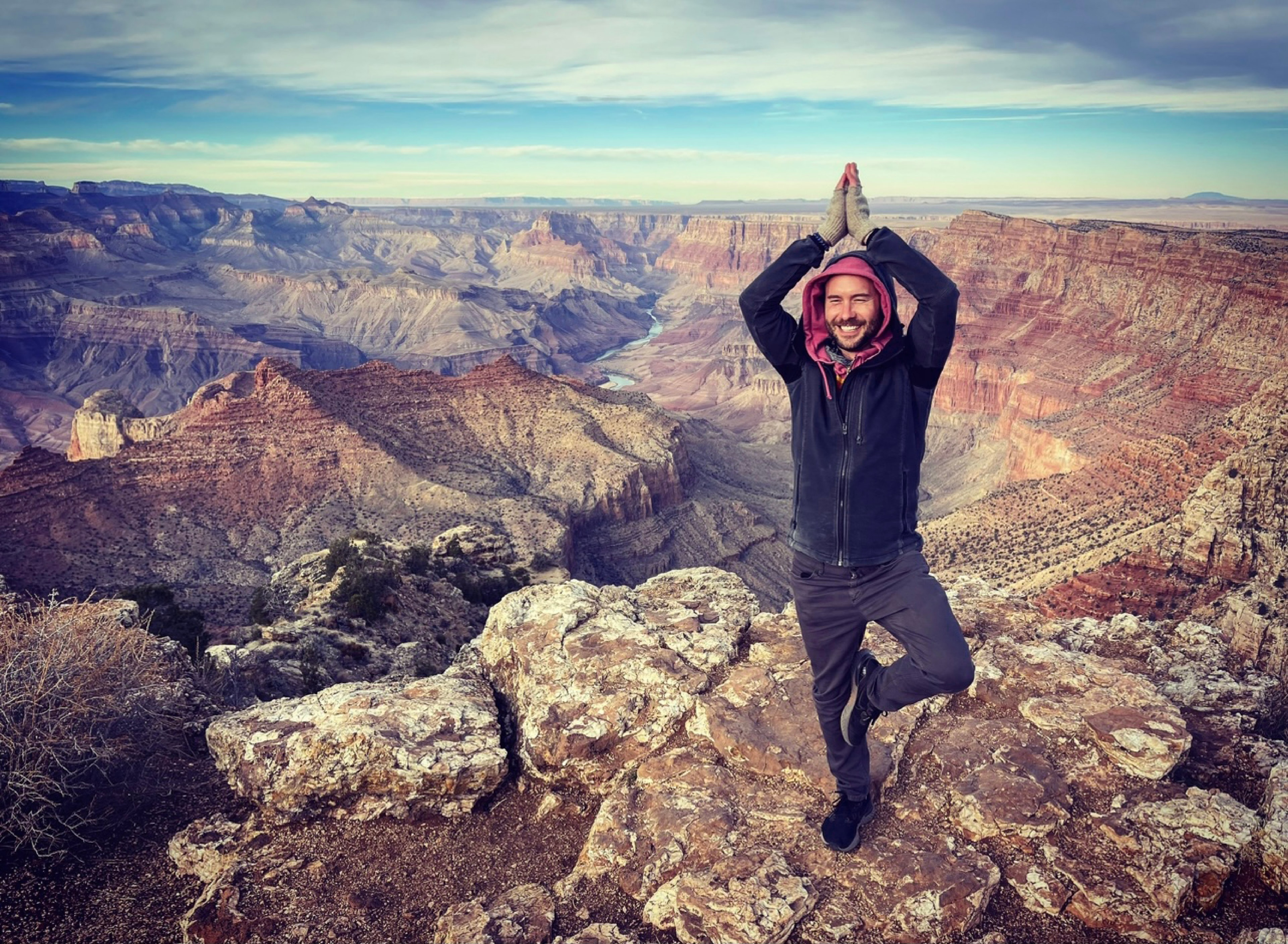 Machiel Bornman at the Grand Canyon